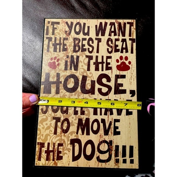 Fur Animal Dog Room Home Decor Rustic Sign - Picture 2 of 3